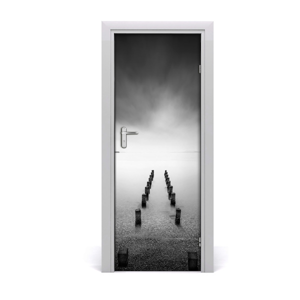 Pegatina para puerta Agua lago