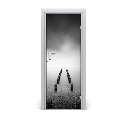 Pegatina para puerta Agua lago