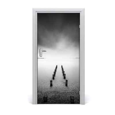 Pegatina para puerta Agua lago