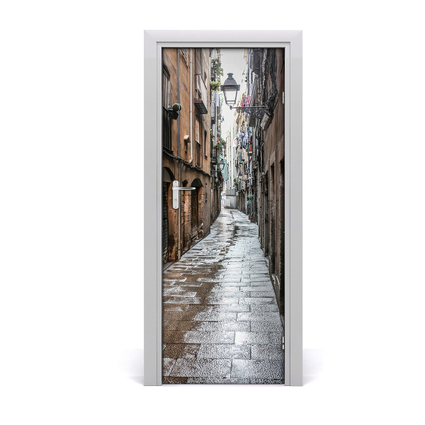 Pegatina para puerta Calle monumental