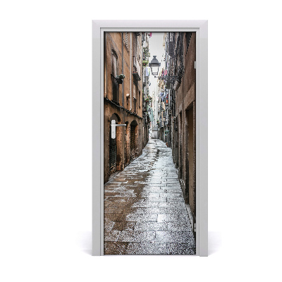 Pegatina para puerta Calle monumental