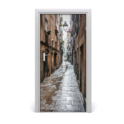 Pegatina para puerta Calle monumental