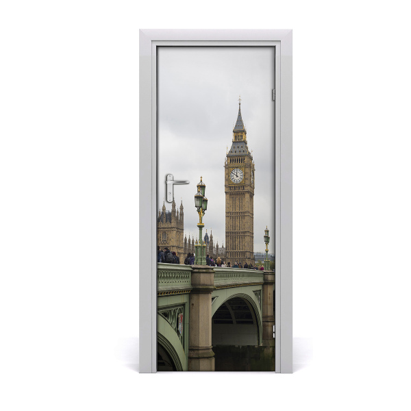 Pegatina para puerta Big ben londres
