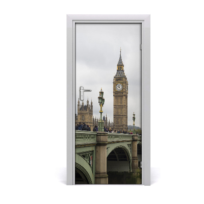 Pegatina para puerta Big ben londres