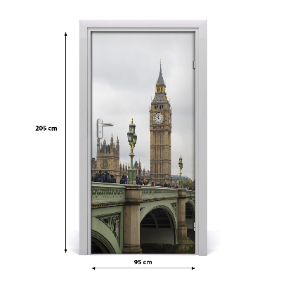 Pegatina para puerta Big ben londres