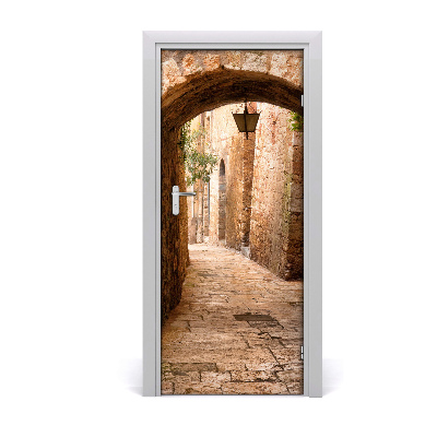 Pegatina para puerta Calle monumental