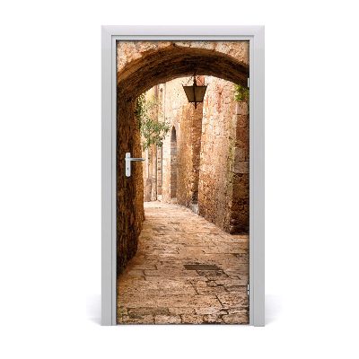 Pegatina para puerta Calle monumental