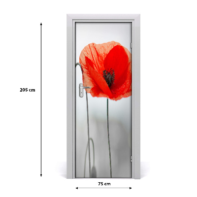 Door adhesive Amapolas