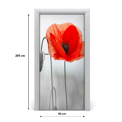 Door adhesive Amapolas
