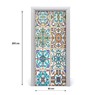 Vinilo para puerta Baldosas cerámicas