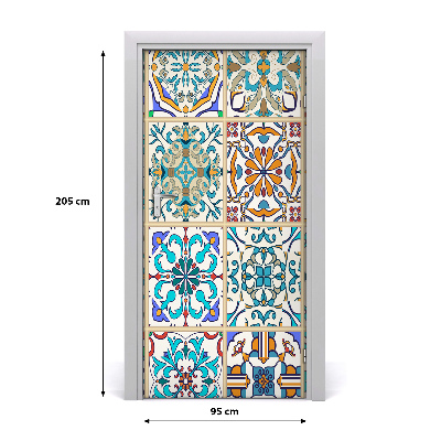 Vinilo para puerta Baldosas cerámicas