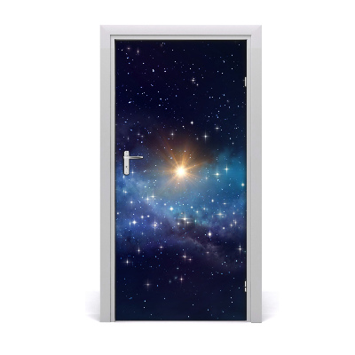 Pegatina para puerta Cielo estrellado