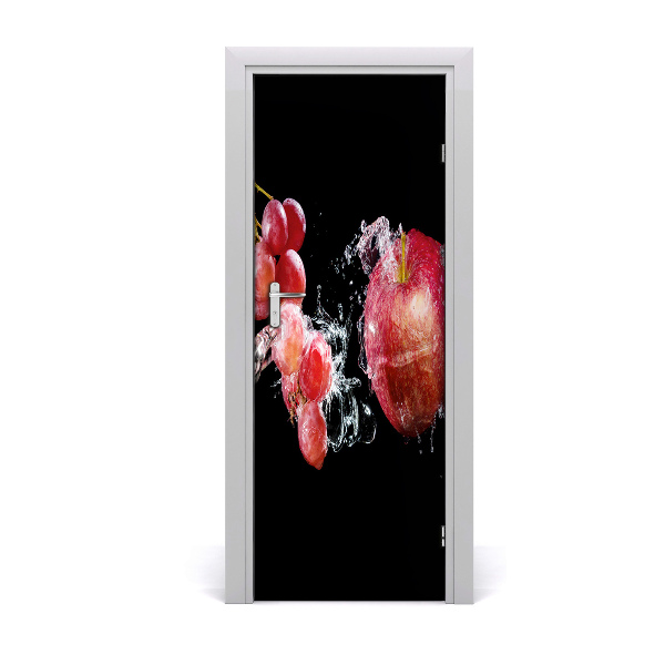 Vinilo para puerta Fruta
