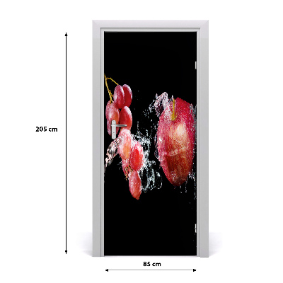 Vinilo para puerta Fruta