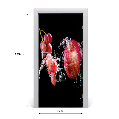 Vinilo para puerta Fruta