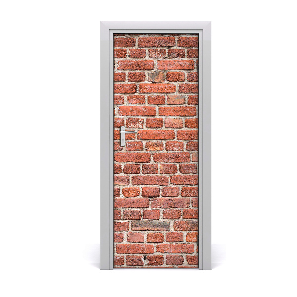 Vinilo para puerta Pared de ladrillo