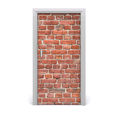 Vinilo para puerta Pared de ladrillo