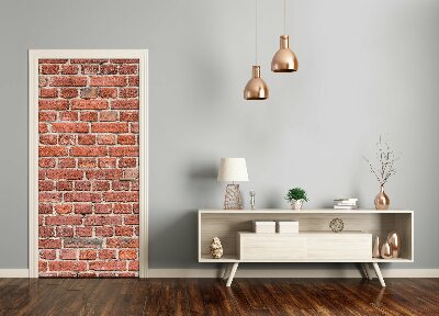 Vinilo para puerta Pared de ladrillo