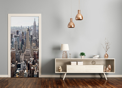 Pegatina para puerta Ciudad de nueva york