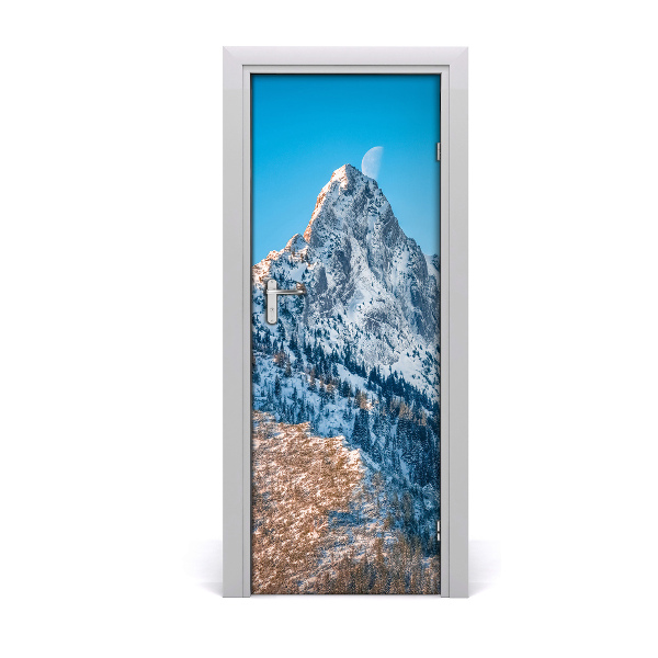 Vinilo para puerta Cima giewont, monte tatras