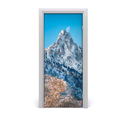 Vinilo para puerta Cima giewont, monte tatras