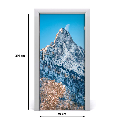Vinilo para puerta Cima giewont, monte tatras