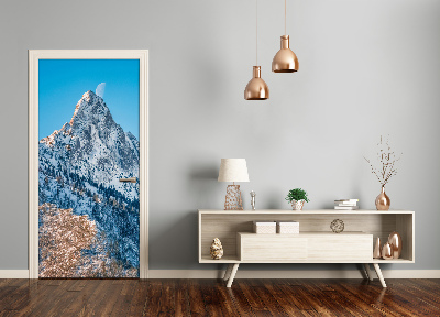 Vinilo para puerta Cima giewont, monte tatras