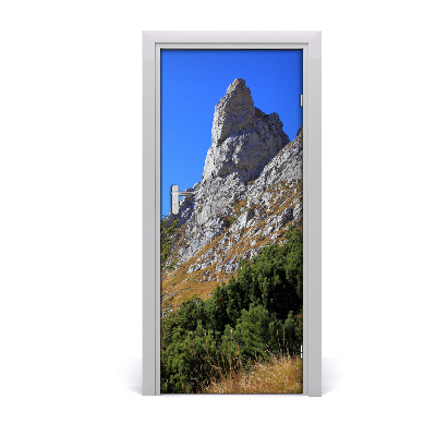 Vinilo para puerta Cima mały giewont monte tatras