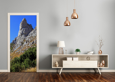 Vinilo para puerta Cima mały giewont monte tatras