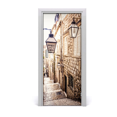 Pegatina para puerta Calle casco antiguo
