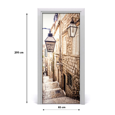 Pegatina para puerta Calle casco antiguo