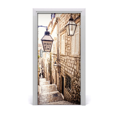 Pegatina para puerta Calle casco antiguo