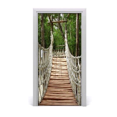 Pegatina para puerta Puente de cuerda