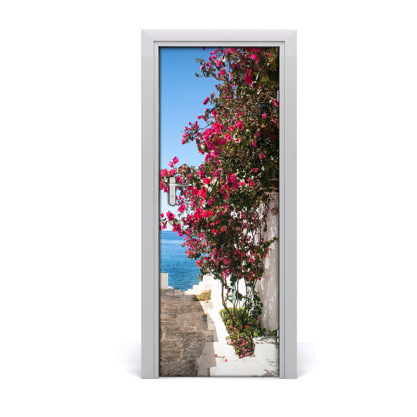 Pegatina para puerta Calles griegas