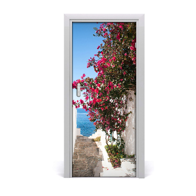 Pegatina para puerta Calles griegas