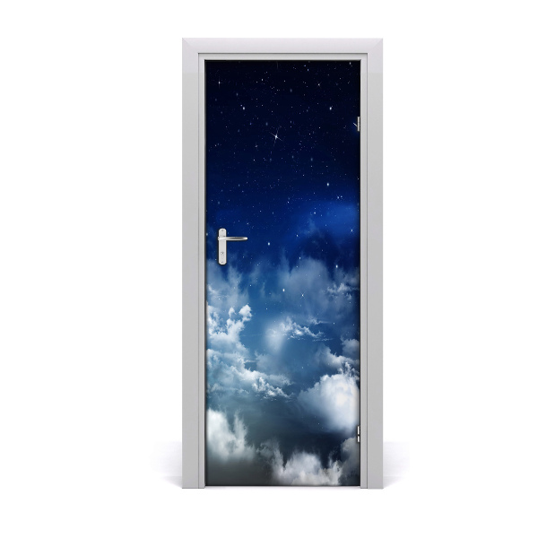 Pegatina para puerta Cielo estrellado