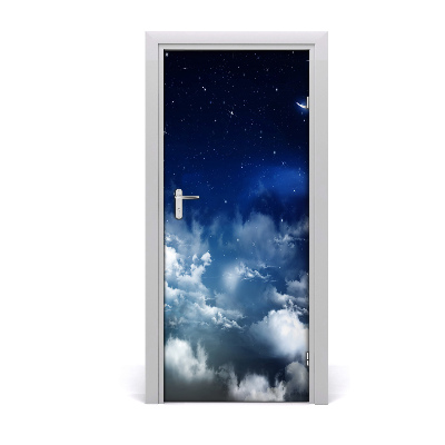 Pegatina para puerta Cielo estrellado