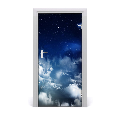 Pegatina para puerta Cielo estrellado