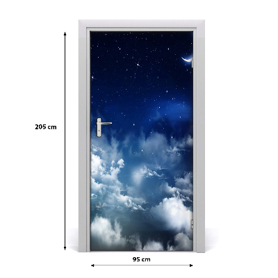 Pegatina para puerta Cielo estrellado