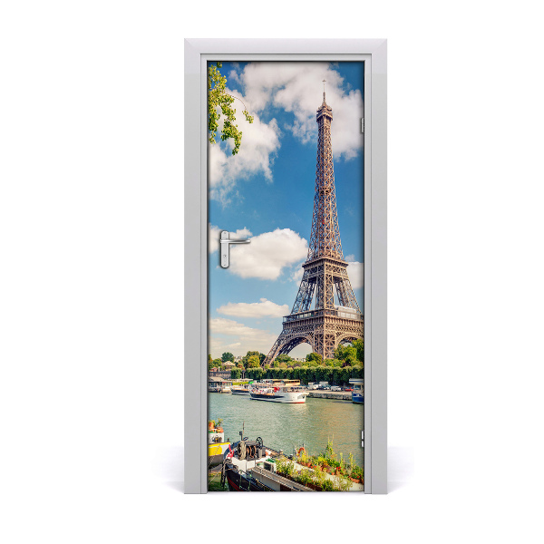 Pegatina para puerta Torre eiffel