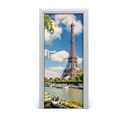 Pegatina para puerta Torre eiffel