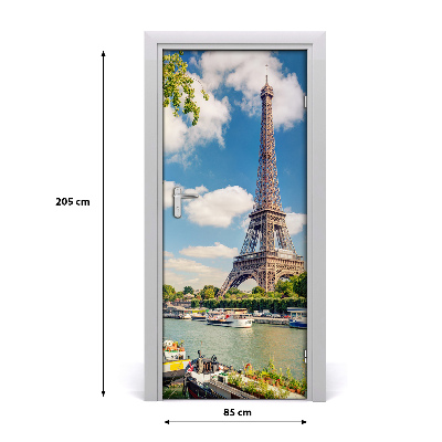 Pegatina para puerta Torre eiffel