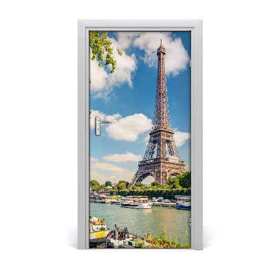 Pegatina para puerta Torre eiffel