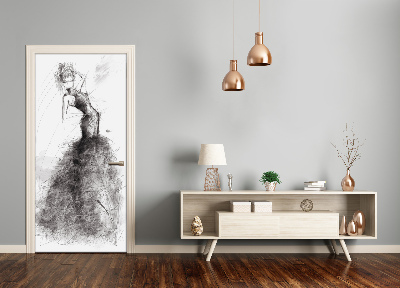 Vinilo para puerta Ilustración de moda