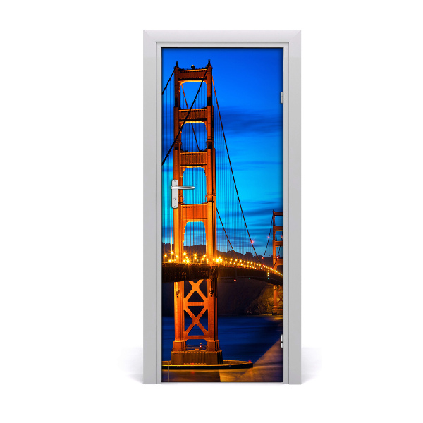 Pegatina para puerta Puente san francisco