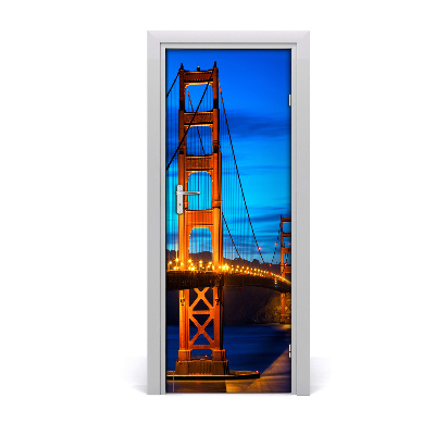 Pegatina para puerta Puente san francisco