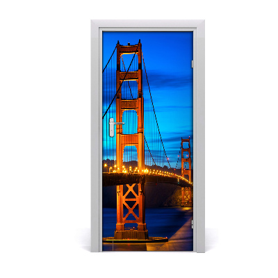 Pegatina para puerta Puente san francisco
