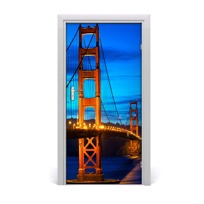 Pegatina para puerta Puente san francisco