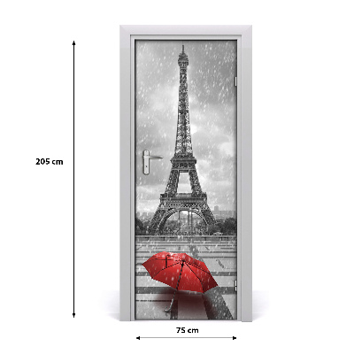 Pegatina para puerta Torre eiffel