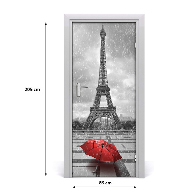 Pegatina para puerta Torre eiffel